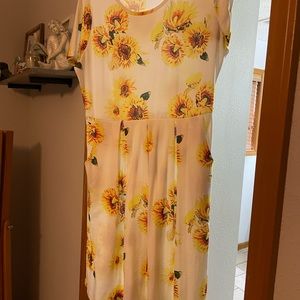 Sunflower knee length dress